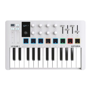 Arturia MiniLab MK3 White Edition – Controlador MIDI