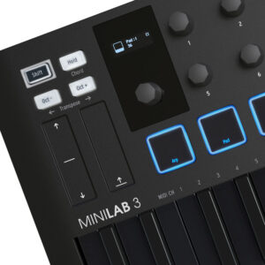 Arturia MiniLab MK3 Deep Black – Controlador MIDI - Imagen 5